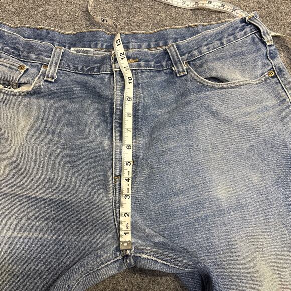 Carhartt Mens 42x32 Relaxed Fit B460 DVB Straight Rugged Work Jeans - Picture 5 of 9